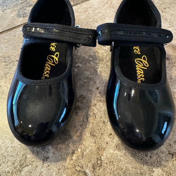 Dance Class Mary Jane Strap TAP SHOES MJ100 Black Youth Size 7 - Picture 3 of 8